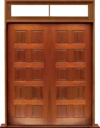 10 panel: single door + sidelight on left