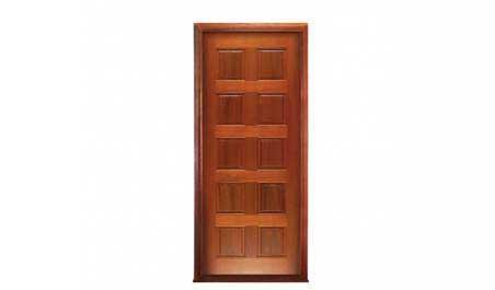 10 panel: door in frame