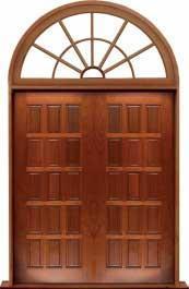 15 panel: door in frame