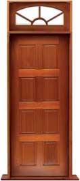 8 panel: single door + sidelight on left