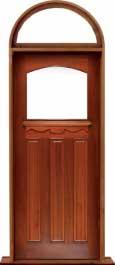 federation archtop: single door + sidelight on right