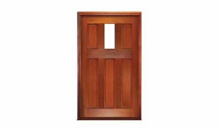 high waist vermont center glazed: door in frame