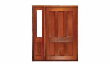 vermont: single door + sidelight on left