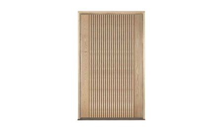 aspen oak pivot: door in frame