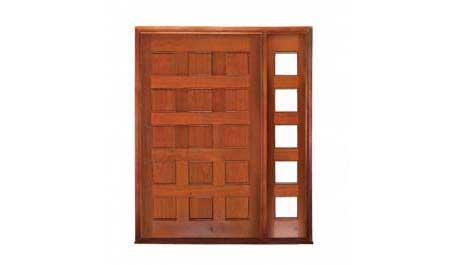 coolum panel: single door + sidelight on right