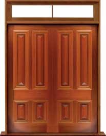 cricket bat: single door + sidelight on right