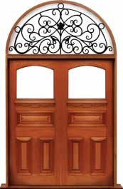 edwardian: single door + sidelight on right