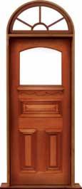 edwardian: single door + sidelight on right