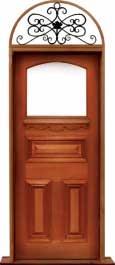 edwardian: single door + sidelight on right