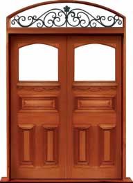 edwardian: single door + sidelight on right
