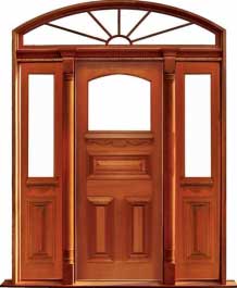 edwardian: single door + sidelight on right