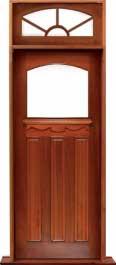 federation archtop: single door + sidelight on right