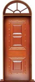 mediterranean: single door + sidelight on left