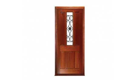 paddington with ironwork: door in frame