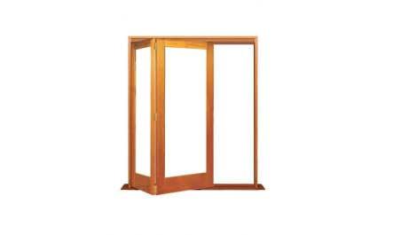 double glazed single light: two door bifold - left or right