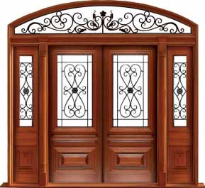 sovereign iron: single door + sidelight on right