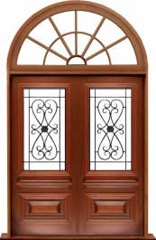sovereign iron: single door + sidelight on right