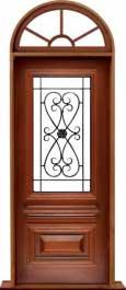sovereign iron: single door + sidelight on right