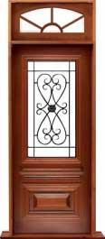 sovereign iron: single door + sidelight on right