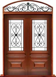 sovereign iron: single door + sidelight on right